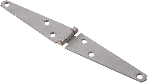 Hardware Essentials 852863 Bisagras de correa ligera galvanizadas 4" -2 unidades