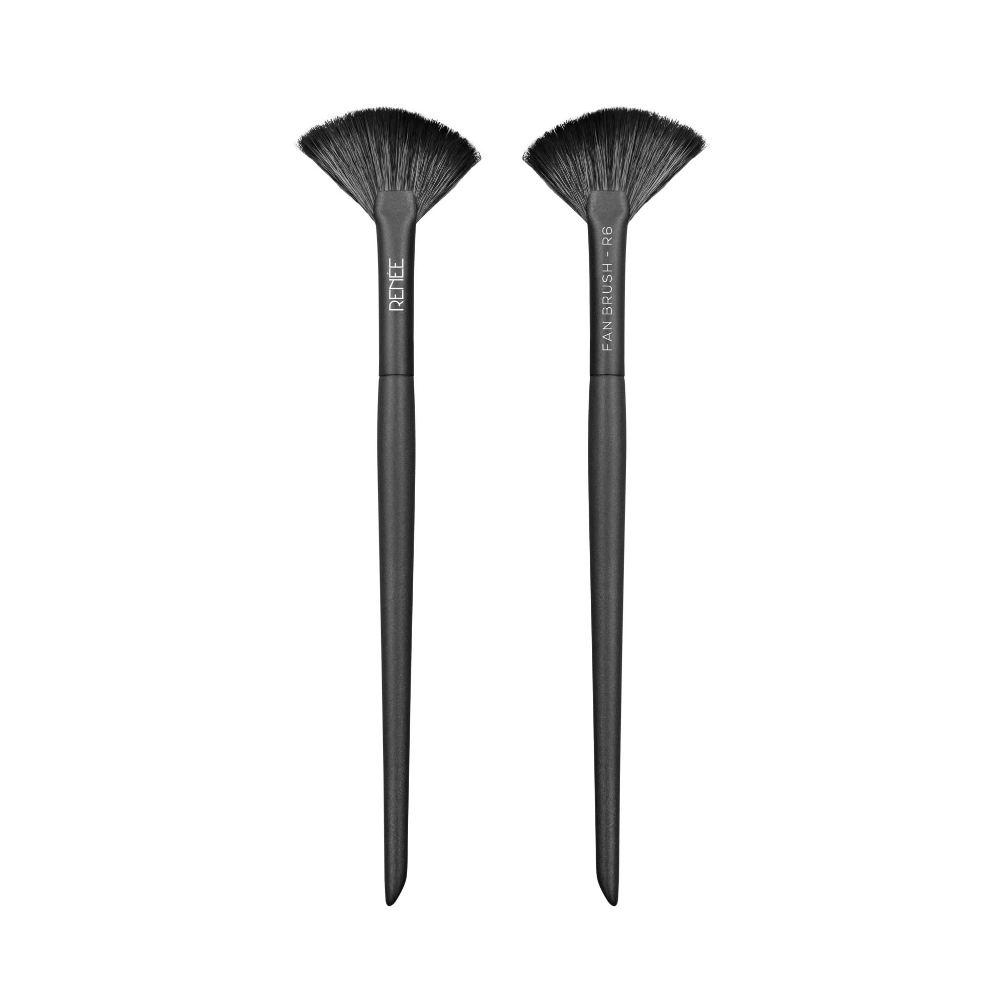 RENEE Makeup Fan Brush R6 l Soft, Dense Bristles for Flawless Look | Quick Use, Even Coverage & Smooth Finish | Easy Application, Travel-Friendly | Ideal for All Skin Types 2
