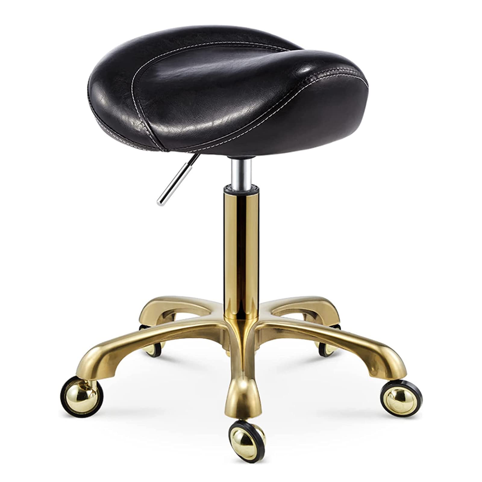 Tabouret de traitement tabouret de selle avec roulettes réglable pour bureau
