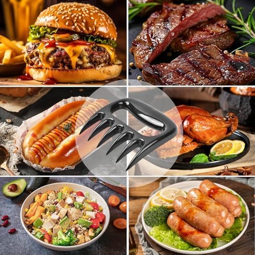 Meat Shredder Claws, Pulled Pork Claws for Meat Shredding, Chicken Shredder Tool Barbecue Accessories Gift for Men, Pack of 2