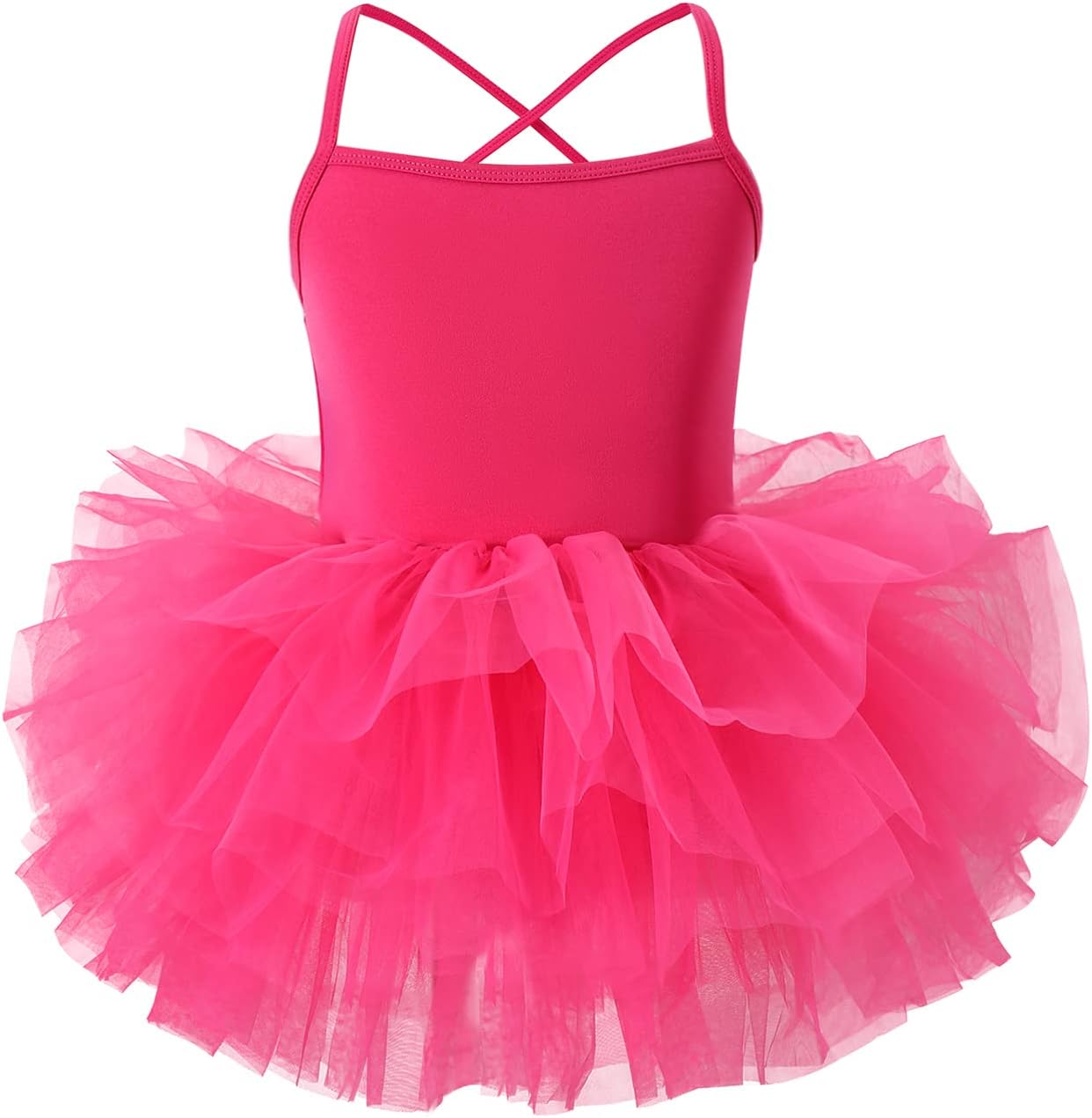 Tutu.kk Toddler Girls Ballet Skirted Leotards Strap Tutu Dress Party Outfits ...