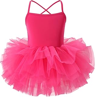 Toddler Girls Ballet Skirted Leotards Strap Tutu Dress Party Costumes for Dance 18Months to 7t - Buy now