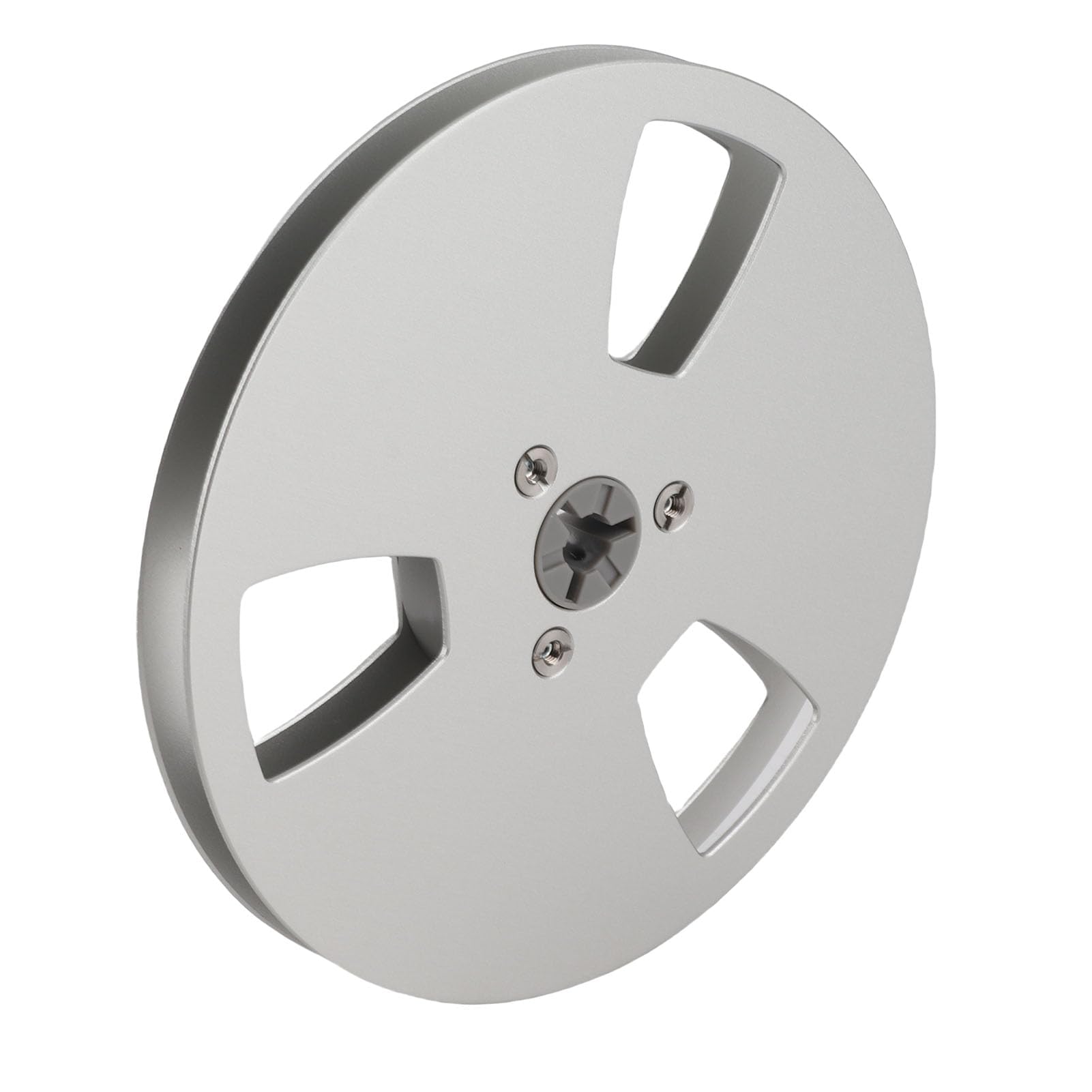 5 Zoll Leere Tonbandspule, 3 Löcher Universal Open Reel Tonband-Leerspule, Leere Aufwickelspule aus Aluminiumlegierung für die Reparatur von Tonbandgeräten