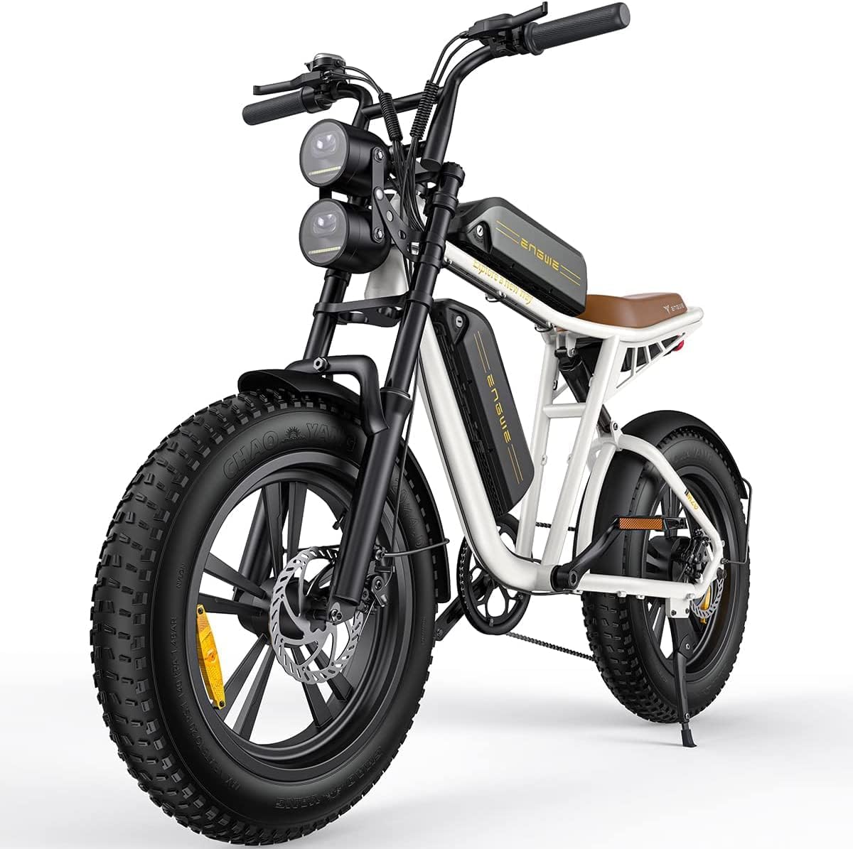 ENGWE M20/M1 Bicicleta Electrica Hombre | 20"×4.0 Fat Tire Bici Eléctrica | Autonomía máxima de 75 KM/150 KM/90 KM/170 KM con 48V 13Ah/26Ah/15.6Ah/28.6Ah Batería | 7 Velocità | E-MTB