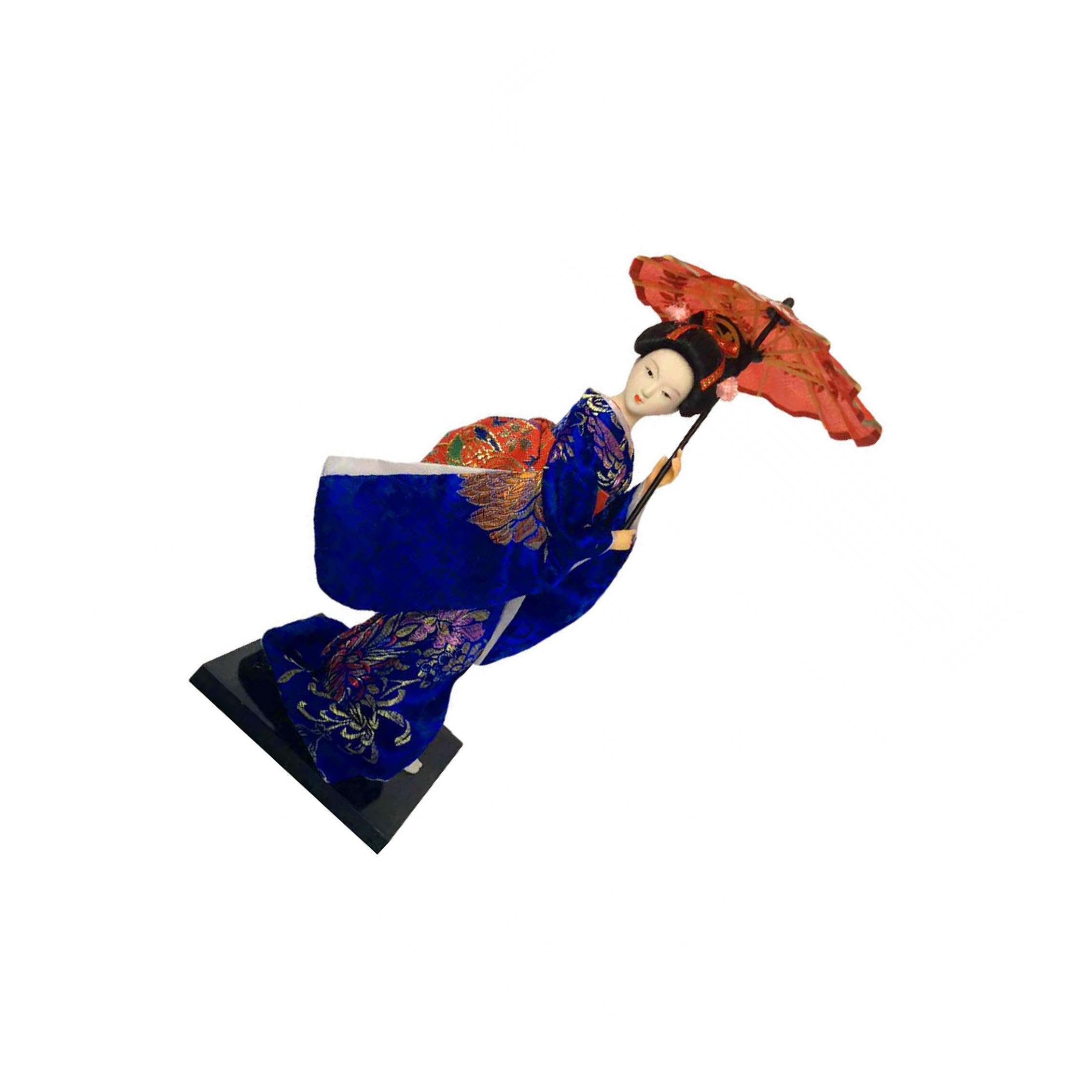 QIXCXAZ Authentic Japanese Geisha Dolls Elegant Statuettes Unique Handcrafted Collectibles Home Accent Pieces Ethnic Japanese Geisha Dolls Kimono 9inch, Style A