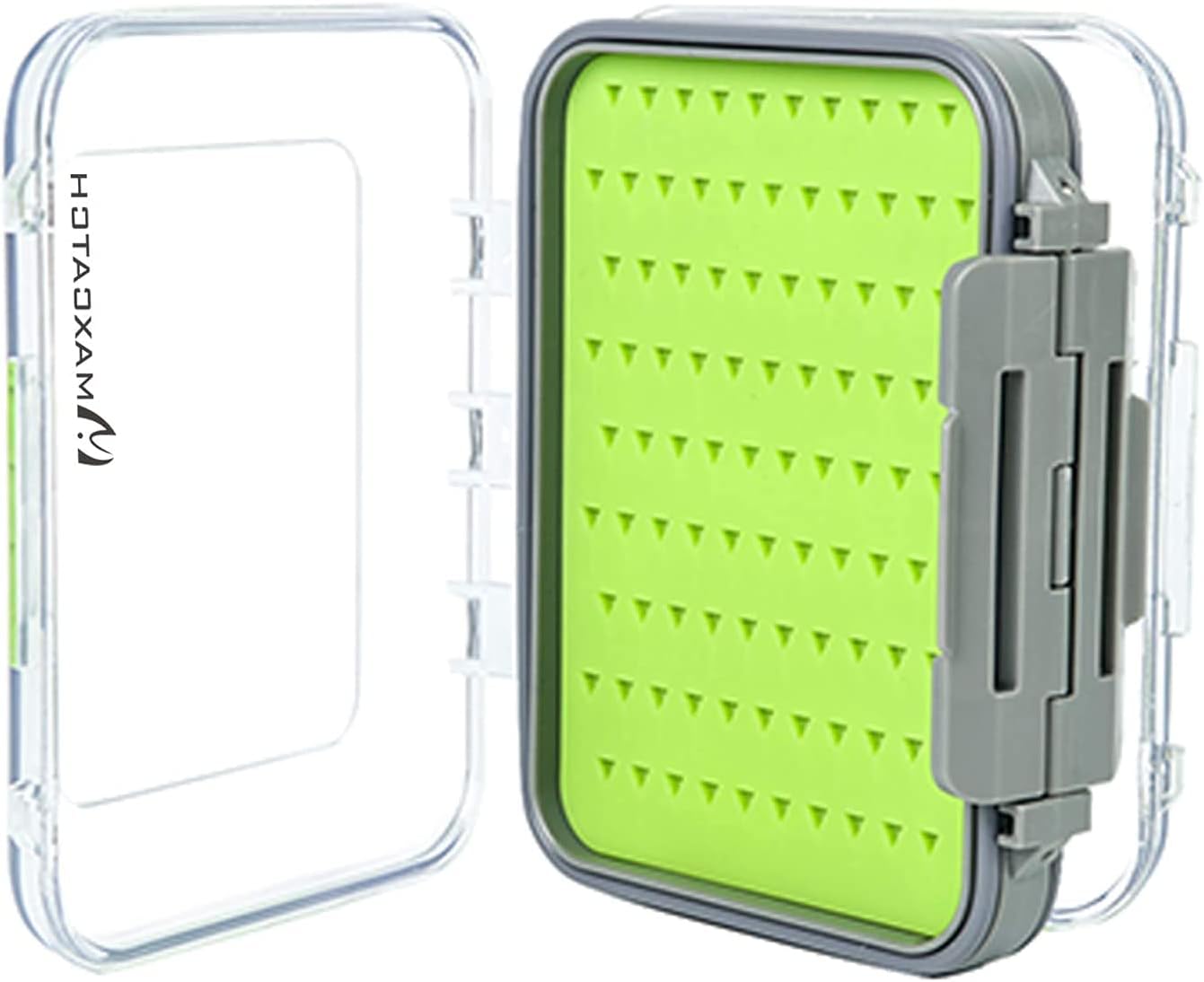 MAXIMUMCATCH Maxcatch Two-Sided Waterproof Fly Box Easy Grip Foam Jig Fly Fishing Box Multiple Sizes