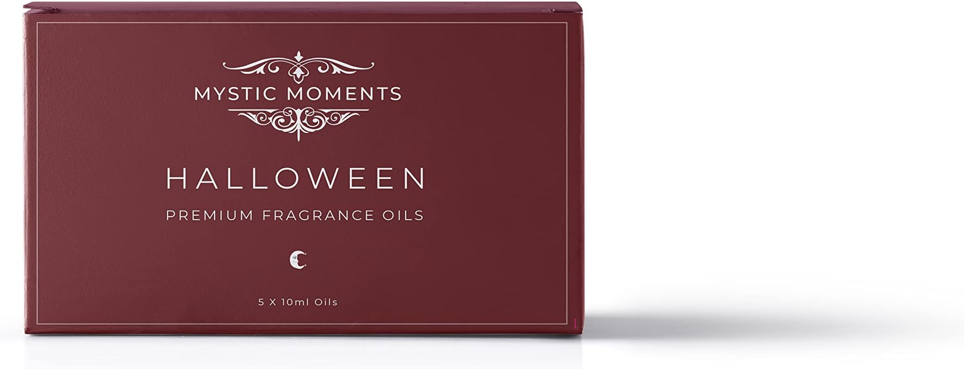Mystic Moments | Halloween Fragrance Oil Gift Starter Pack 5x10ml | Ghostly Walk, Hocus Pocus, Jack-O-Lantern, Trick or Treat, Witches Brew | Perfect as a Gift