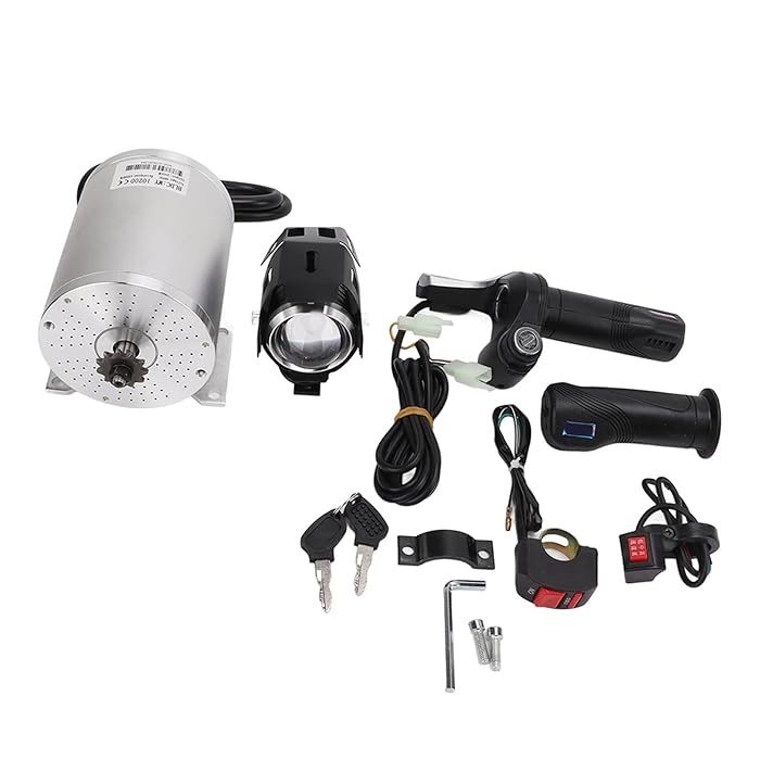 Buy Electric DC Motor Kit, 4500rpm/min Low Noise High Speed Motor