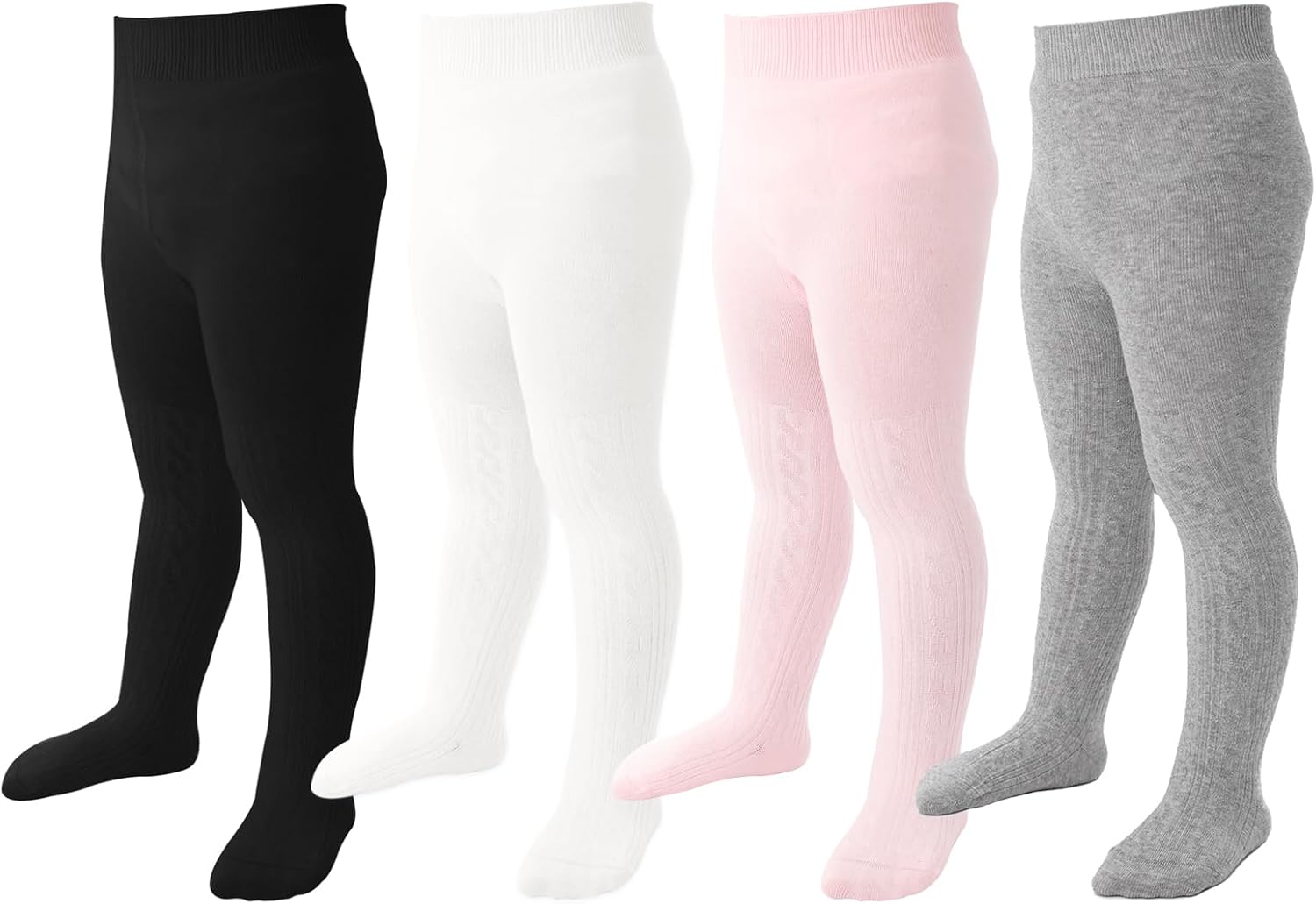 Baby Tights Toddler Cable Knit Leggings Seamless Cotton Stockings Pantyhose