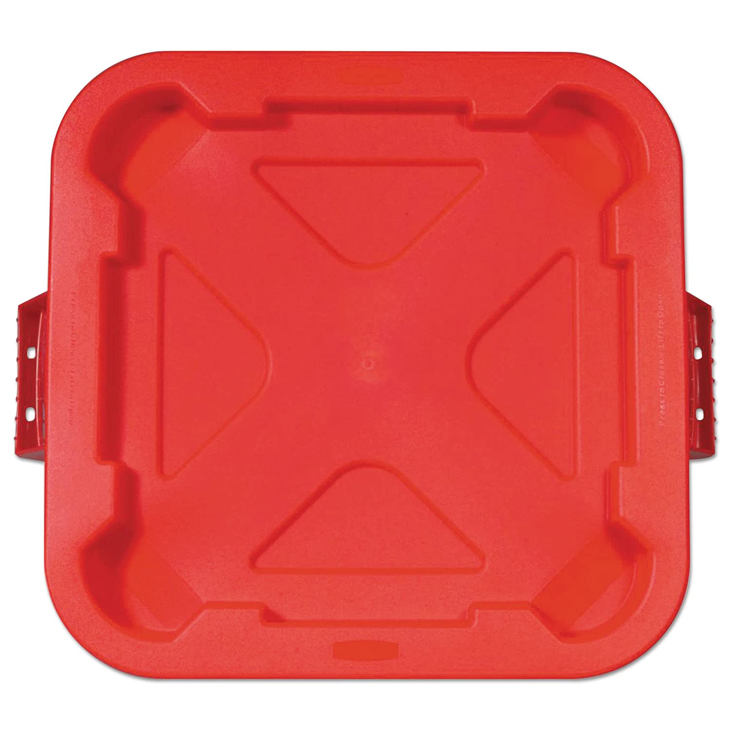Rubbermaid FG352900RED BRUTE Square Snap-Lock Lid Red, 21.87" x 8.612" x 8.612"-image-28