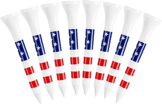 USA Flag Golf Tees Wood Bulk