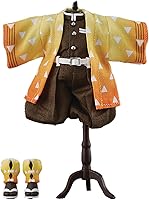 Vista 1 de Good Smile Demon Slayer: Kimetsu no Yaiba: Zenitsu Agatsuma Nendoroid - Conjunto de traje de muñeca, multicolor