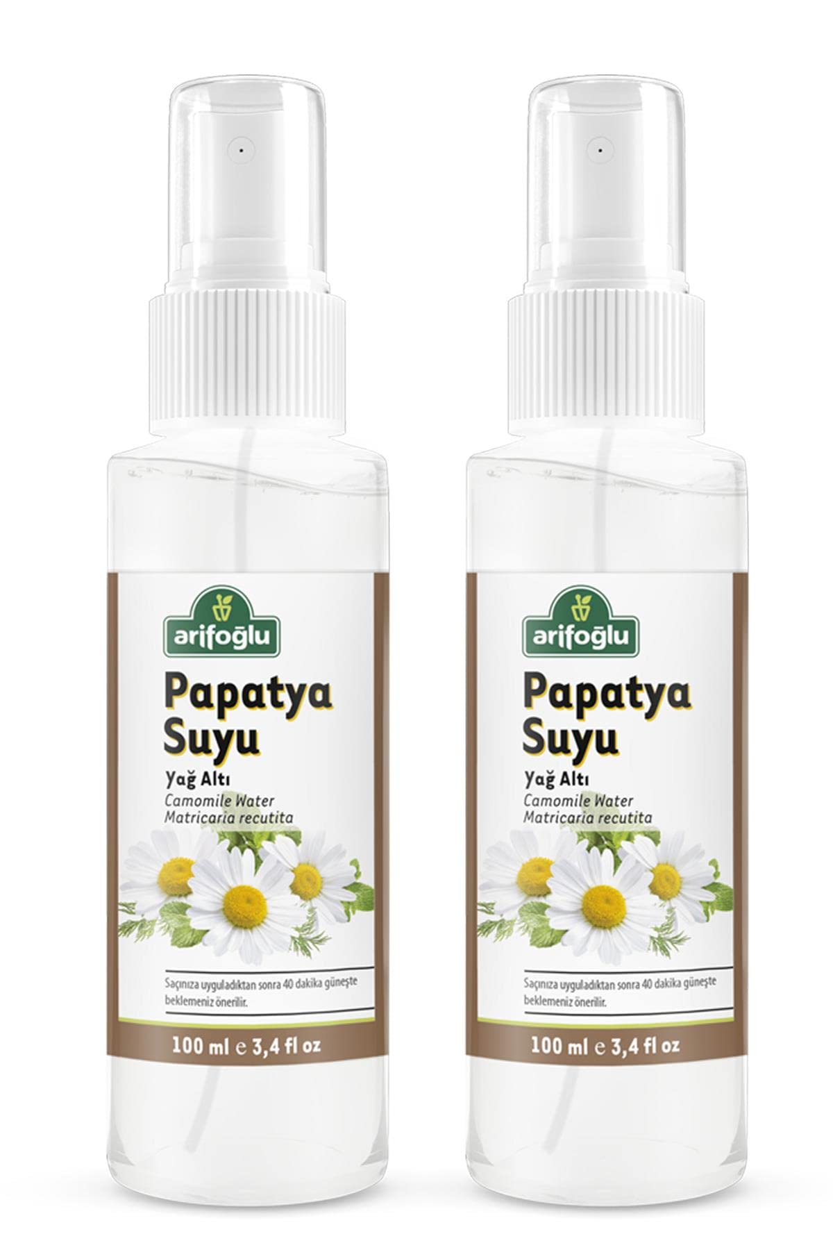 Arifoğlu Papatya Suyu Sprey 100ml + 100ml 2 li Set