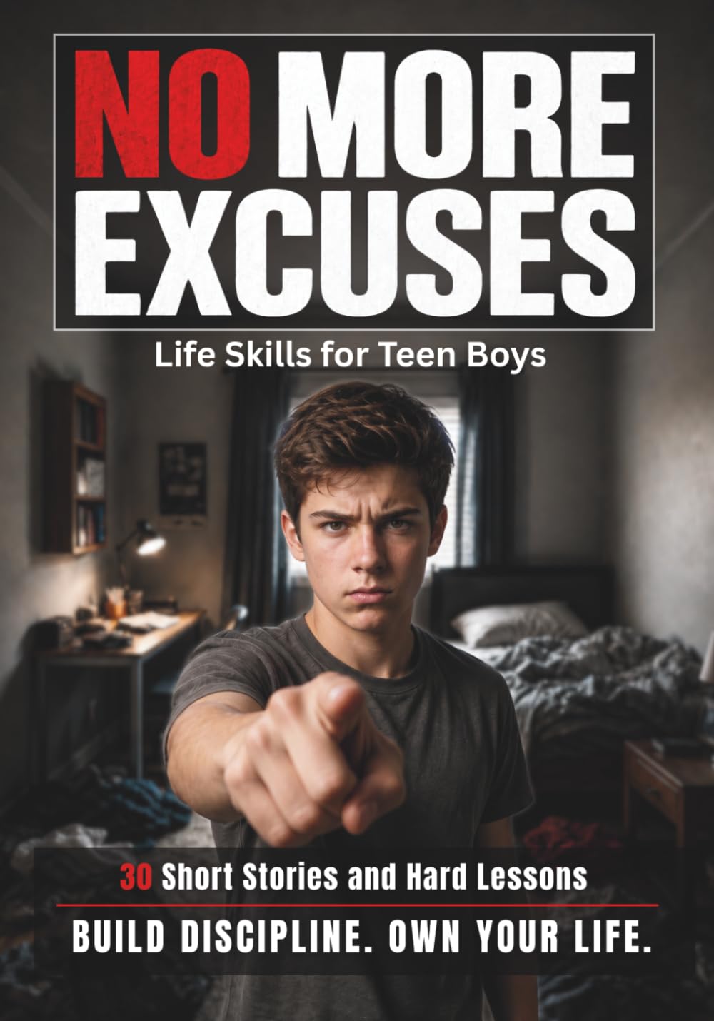 Life Skills for Teen Boys - NO MORE EXCUSES: 30 Short Lessons on School, Work, Discipline, Responsibility, and Becoming a Strong Young Man