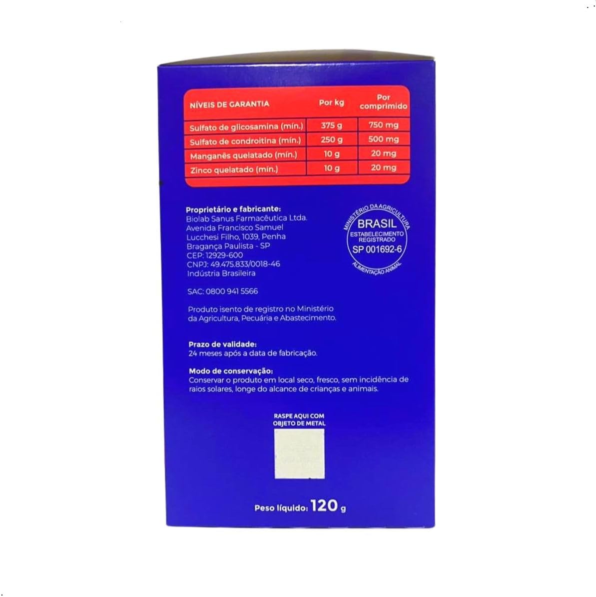Suplemento Avert Condroplex LB 120g - 60 Comprimidos Ave, Multicor