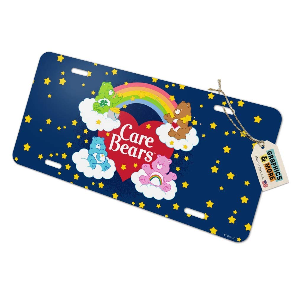 GRAPHICS & MORE Care Bears Classic Logo Group Novelty Metal Vanity Tag License Plate