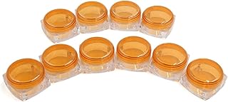 Ruilogod 10 Uds Naranja Transparente Plástico...