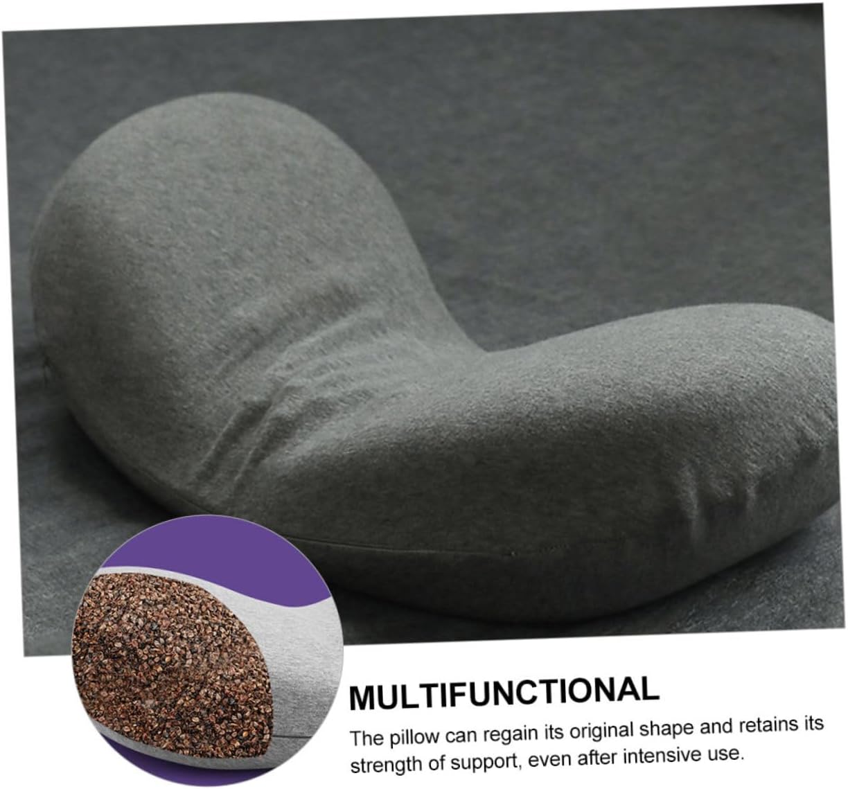 Mikinona Lumbar Sleep Pillow Lumbar Pillow for Bed Practical Waist Comfortable Breathable Elastic