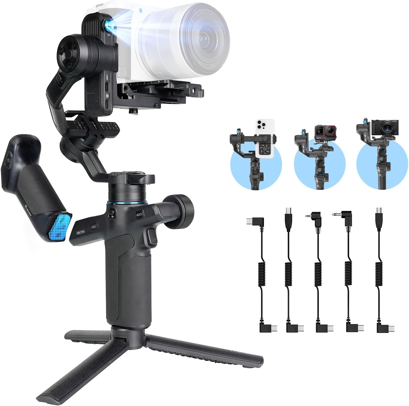 [Bundle] FeiyuTech SCORP Mini-3 PRO + Cable Stabilizer