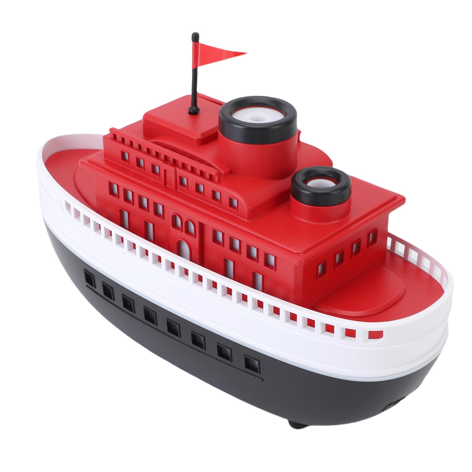 Diffusore di oli essenziali della nave di grande capacità di design retrò per la casa e l'ufficio 300 ml umidificatore alimentato tramite USB con luci colorate