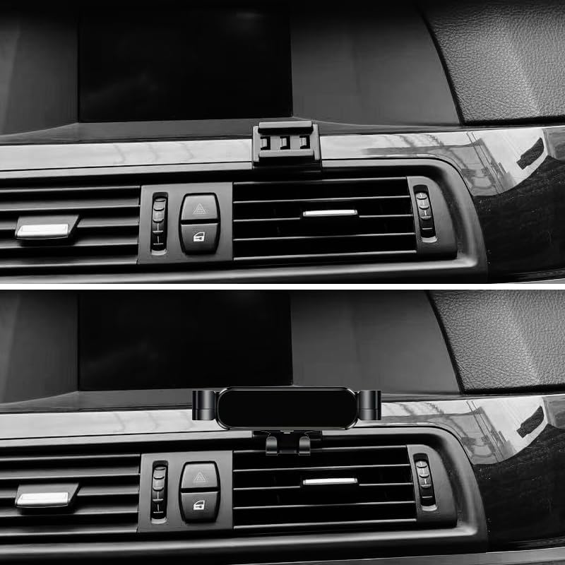 Miniatura 2 de Soporte de teléfono para automóvil compatible con BMW Serie 5 2011-2017, accesorios interiores de montaje para teléfono F10 G30 G32 528I 535I 530E