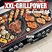 LANDMANN COOL BLACK 5.2 Gasgrill mit 5 Brennern & 800 °C maxX-Zone | Grillwagen mit großer Grillfläche | Thermobox & 2 Schubladen | BBQ-Thermometer | Modulus-Gussrost-System für Wok & Pizzastein