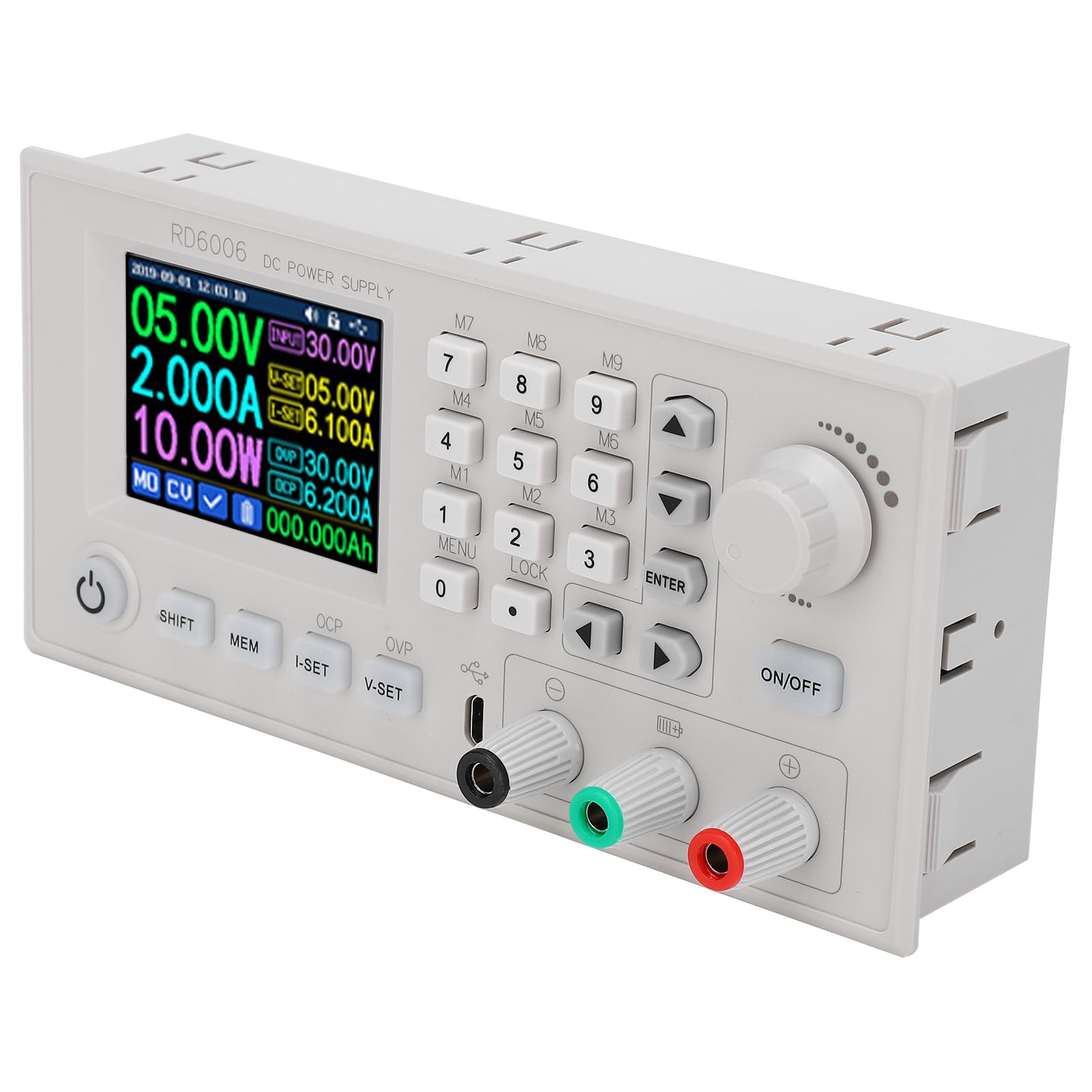 Cocoarm Regulowany Zasilacz Prądu Stałego ABS Adapter Regulatora Napięcia Prądu Stałego 6 V do 70 V Wejście 0 do 60 6 A 360 W LCD OVP OCP Testowania Fabrycznego Naprawy Elektroniki Laboratoryjnej