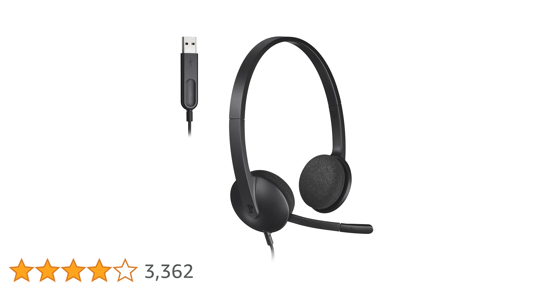 Amazon | 【Amazon.co.jp限定】 ロジクール ヘッドセット H340r ノイズ