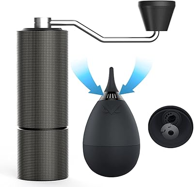 TIMEMORE C2 Portable Manual Coffee Grinder and Small Air Blaster Set, Adjustable Setting High-precision
