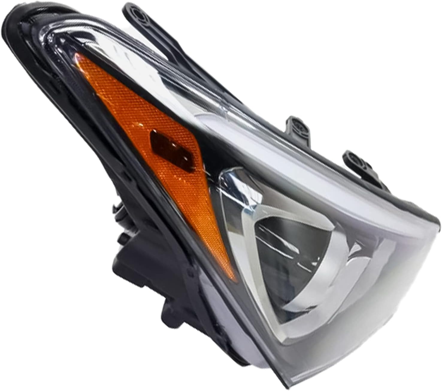 ALLIGATOR AUTO LIGHTS Halogen Headlight Assembly Compatible With Hyundai 2017 2018 Santa Fe SPORT, Halogen Headlamps, Bulbs Included, Left&Right Sides, DOT/SAE Compliant