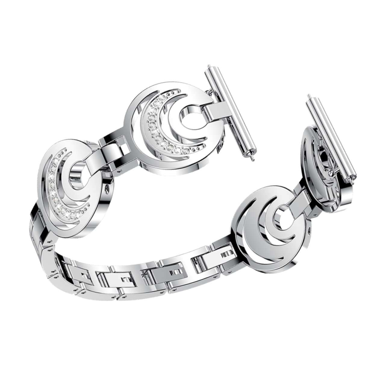 Gatuida 3 Piezas Pulsera De Reloj Banda De Reloj De Cristal Correa De Reloj 2 Banda De Reloj Bling Banda De Reloj De Reloj Banda De Reloj Inteligente Sol Estrella Estilo