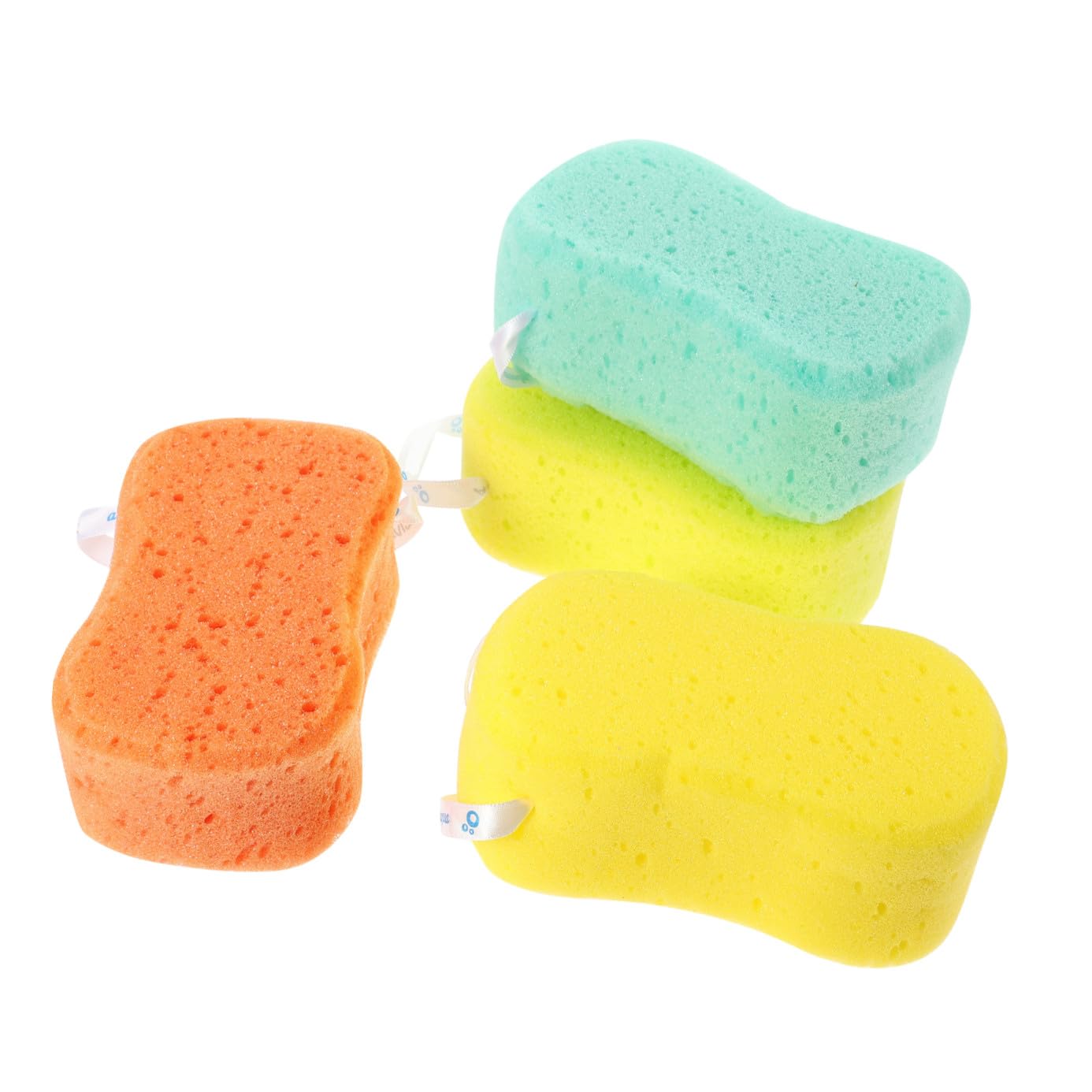 Ipetboom 12piezas Esponjas Exfoliantes De Lufa Natural Pack De Almohadillas De Para Hombres y Mujeres y Eficaz Para Limpieza Corporal y Masaje Mezclados