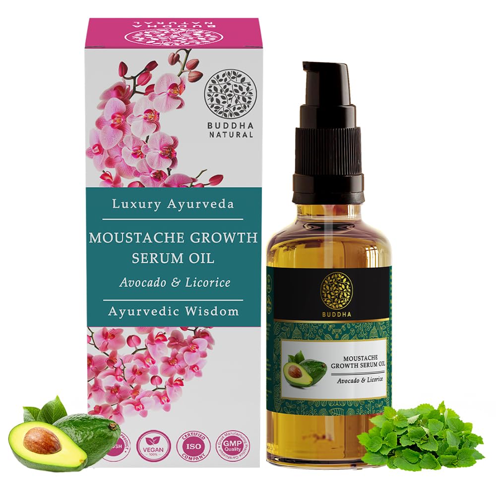 Moustache Growth Serum (25 ml) - Ayurveda Certified - Get Thicker, Fuller and Longer Moustache Naturally-image-7