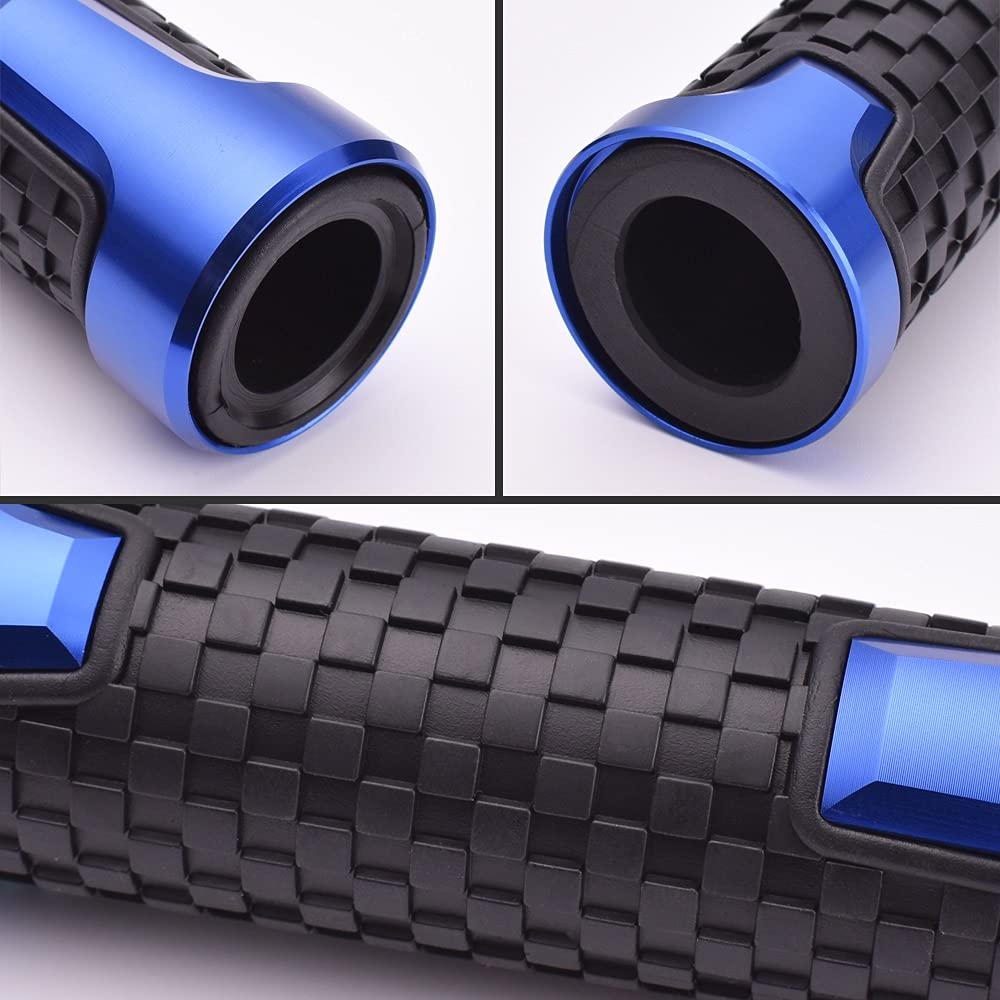 Poignées Motos pour CB1000R CB125R CB300R pour MT-15/M-slazz 150 R15 V3 Accessoires De Moto CNC 7/8 "22mm Poignées De Guidon Poignée D'extrémité Poignées Professionnelles (Couleur : 4)