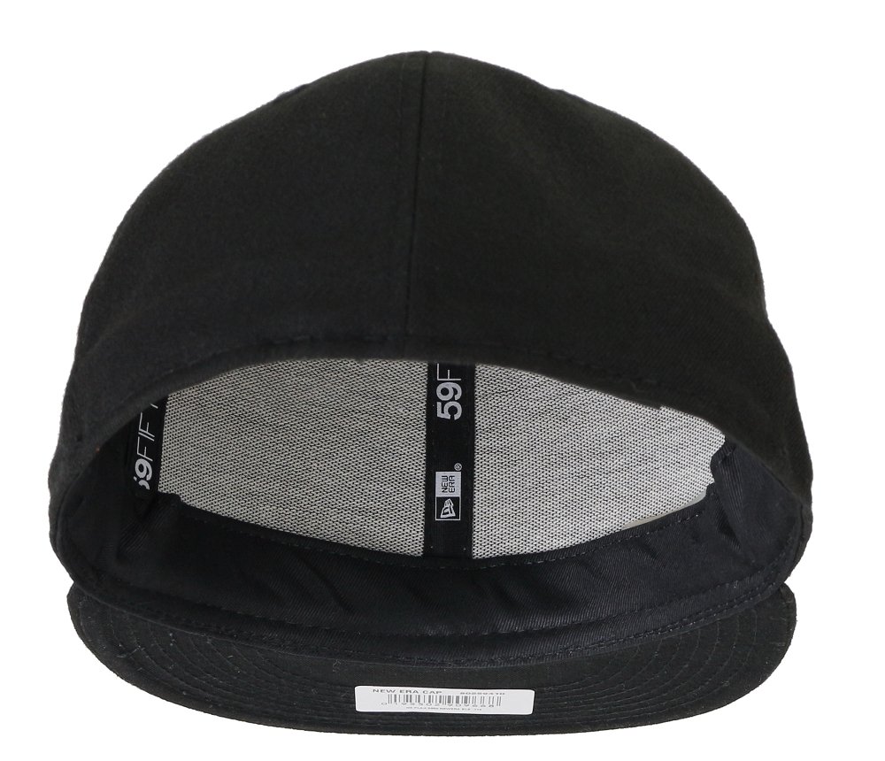 New Era Black Blank 59Fifty Basecap - 7 5/8-61cm (XL)