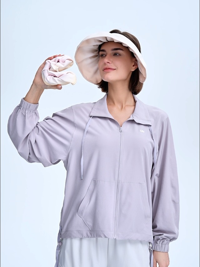 Visera para mujer con ala ancha y protección UV 50+ miniatura 7
