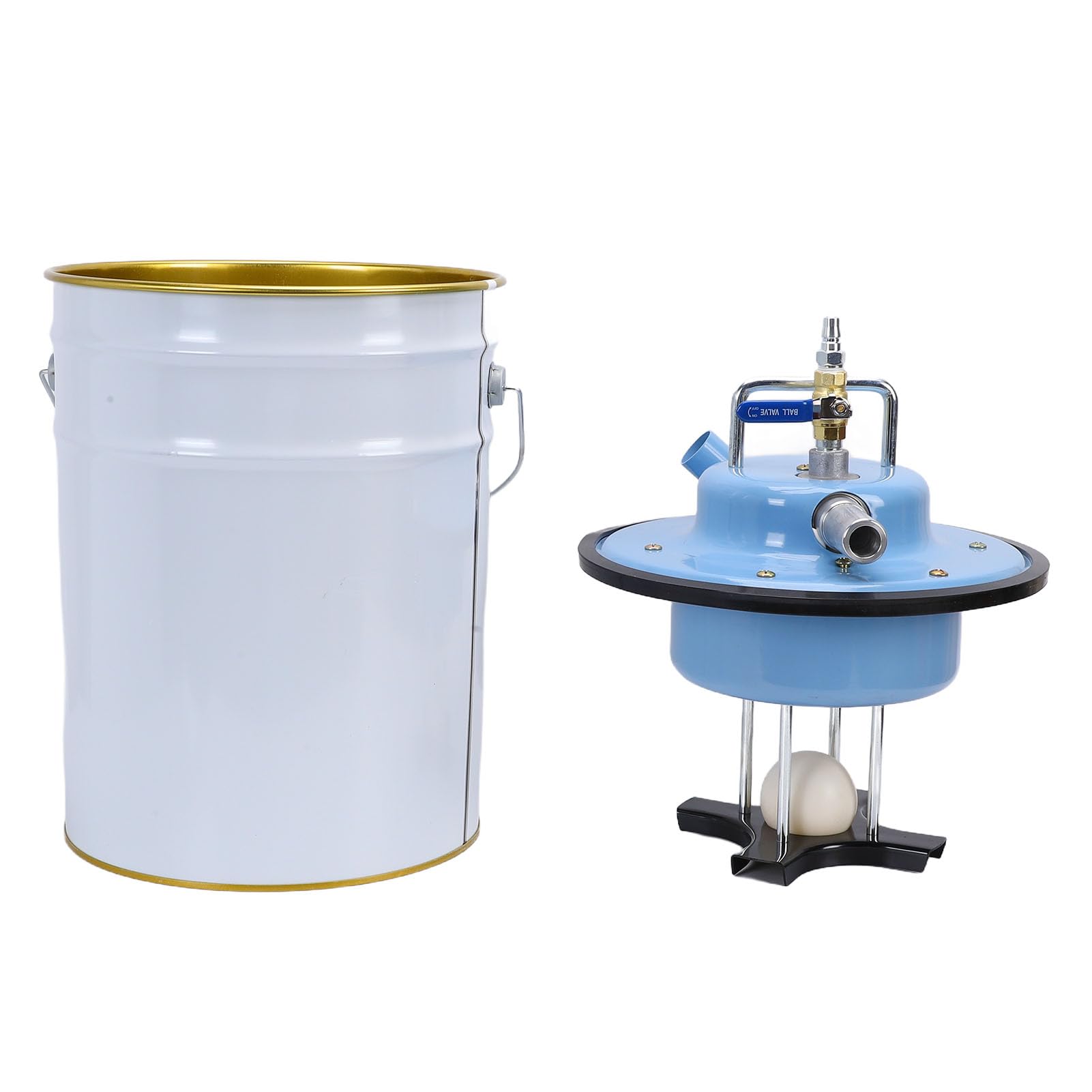 Aspirador Neumático Industrial 20L Acero Inoxidable Limpiador Seco Húmedo