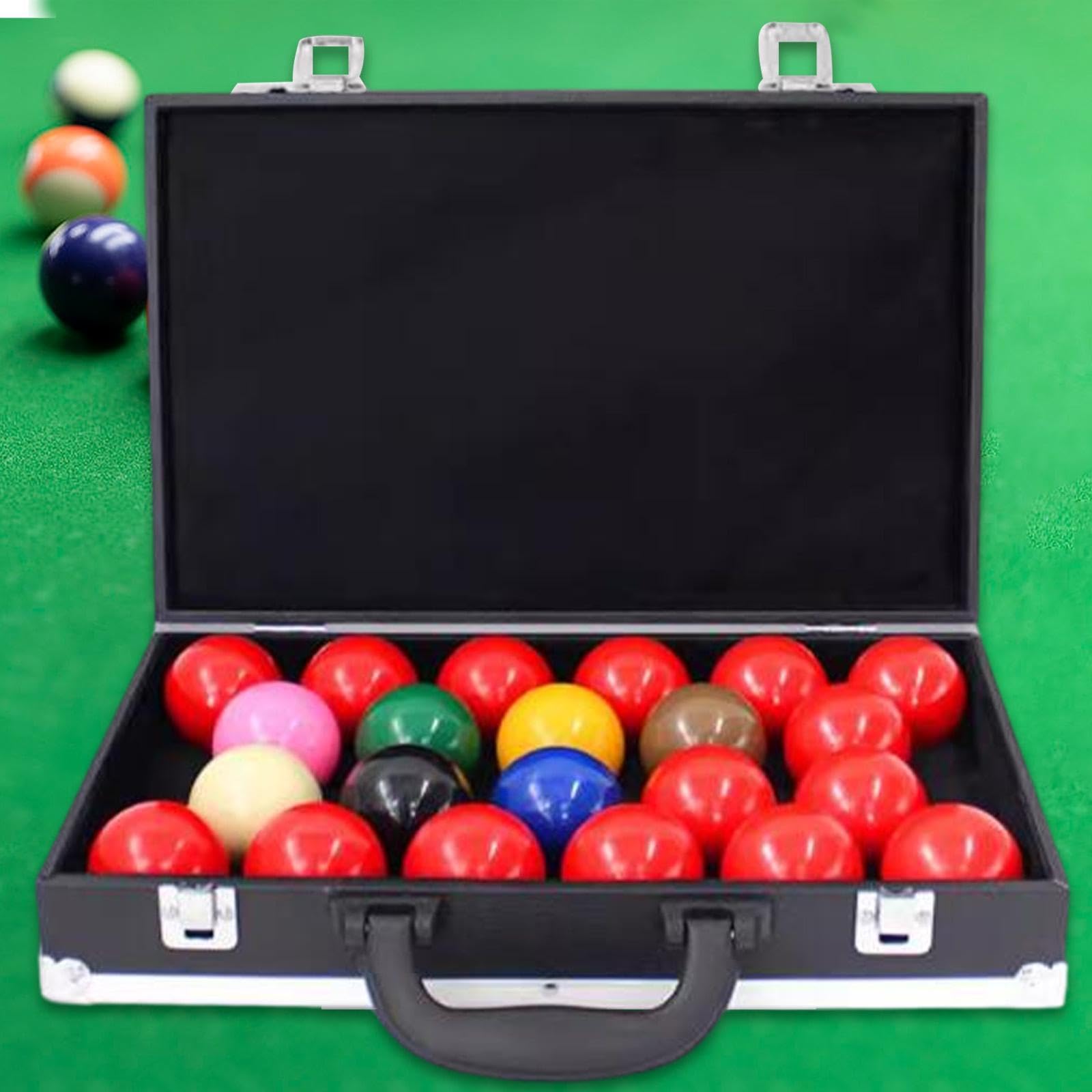 TRENDYNEST® Billiard Balls Storage Box Outdoor Supplies with Handle Billiard Accessories British Snooker | Sporting Goods | Indoor Games | Billiards | Balls | Complete Ball Sets-image-45