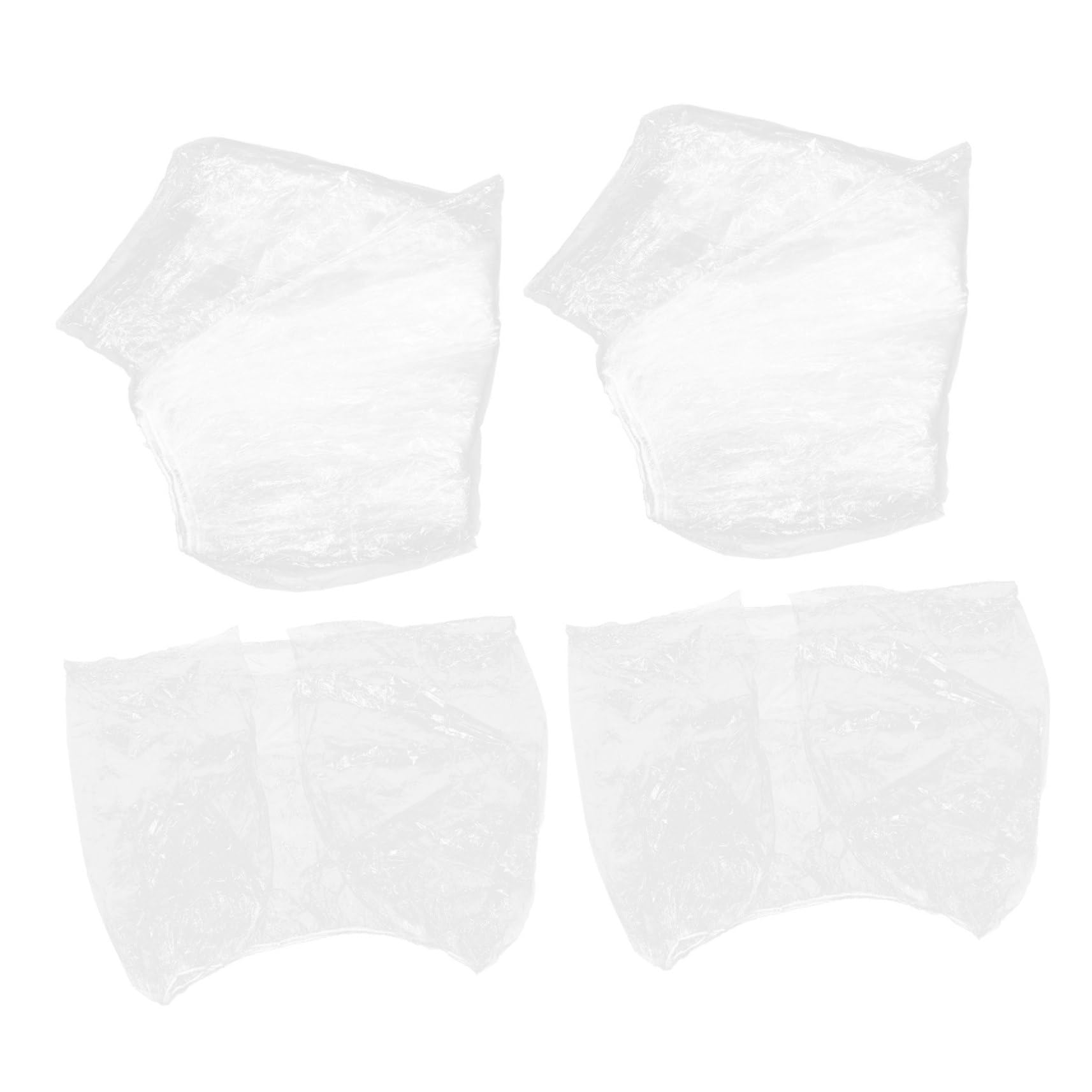 4Pcs Disposable Clear Plastic Bike Waterproof Dust for Mountain, Electric, Road Bikes & Travel, Gym Equipment Indoor & Outdoor (XL)