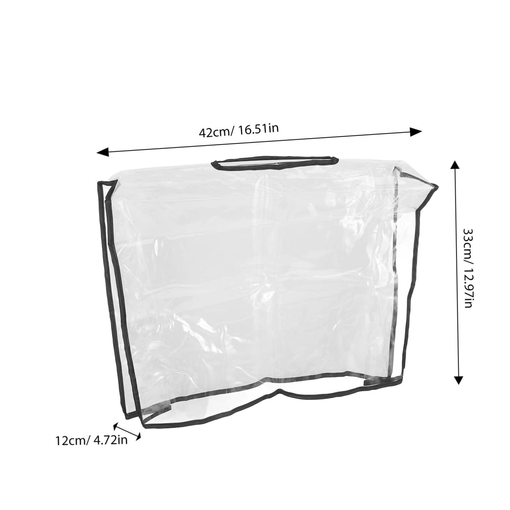 Housse étanche Housse de Pluie pour à Main Protecteur à Main Pluie Housse de à Main imperméable Housse de à Main Anti-Pluie Habillage Pluie PVC Transparent