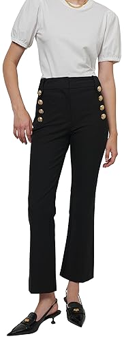 Derek Lam 10 Crosby Robertson Crop Flare Trouser