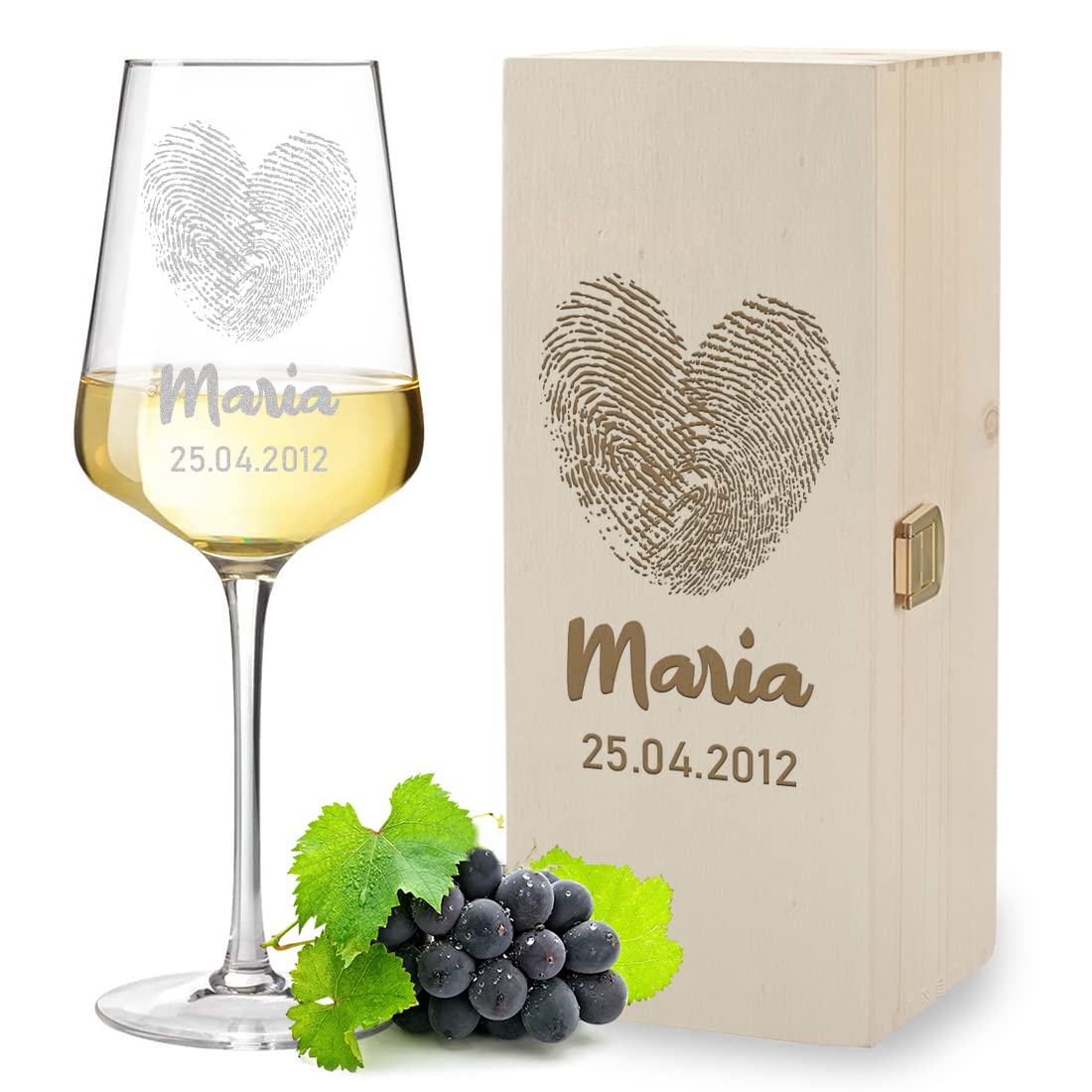 WOTOR Calici Da Vino In Acciaio Inox Set Di 4, 540ml Metallo Bicchieri