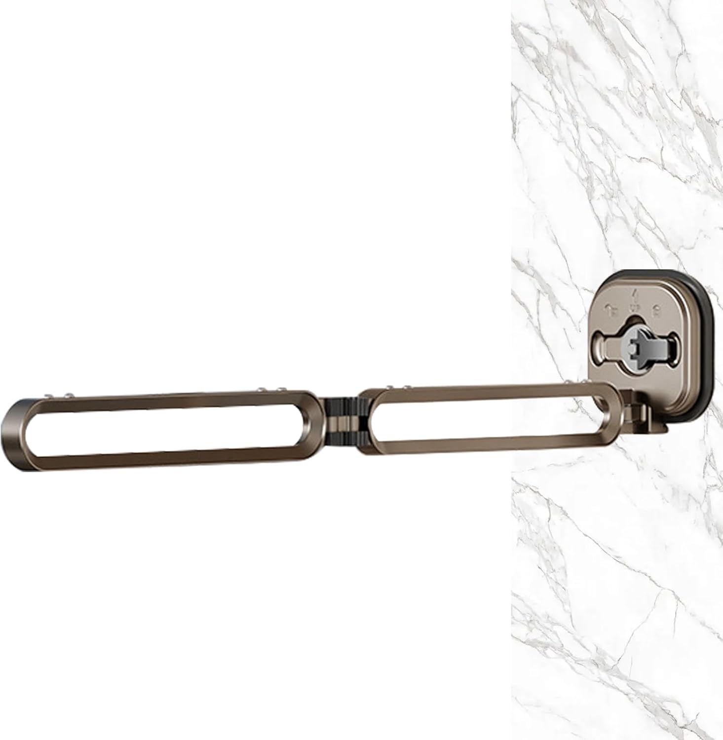 Suction Cup Clothes Hanger | 360-Degree Rotation Folding Laundry Rack | Wall Mounted Drying Rack, Suction Cup Clothing Hanger for Closets, Laundry