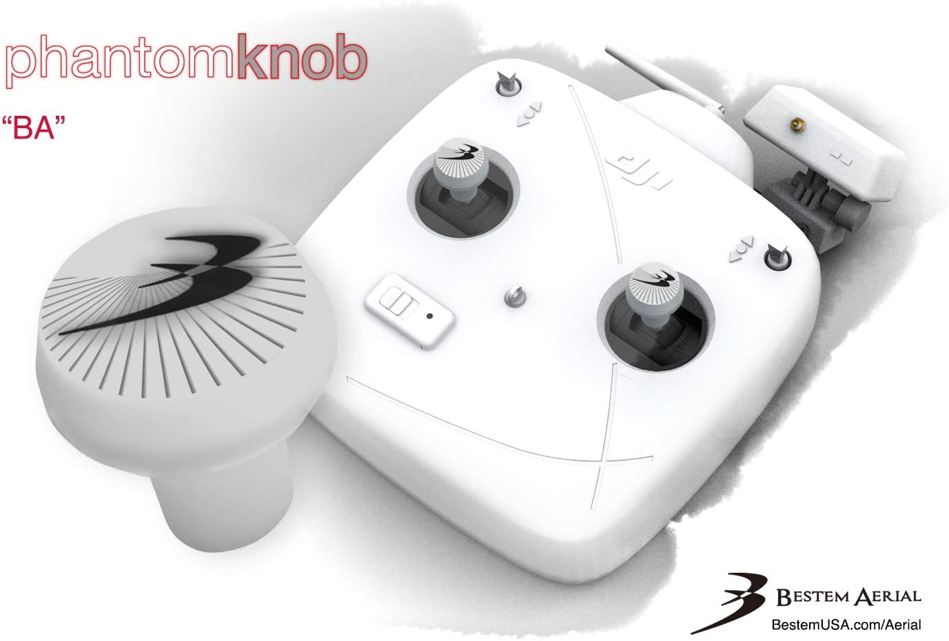 Bestem Aerial BT-Phantom-KNOB3 PhantomKnob 'Aerial' Precision Control Knob for DJI Phantom Controllers - Pair