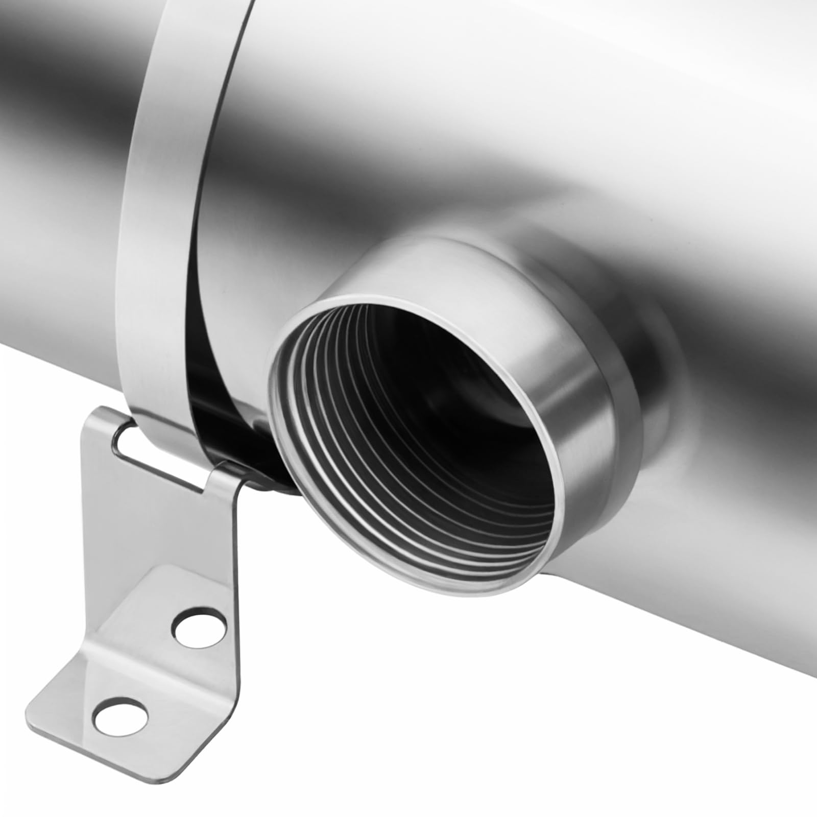 Scambiatore di calore per piscina, in acciaio inox, 60 kW, 250 l/min | Ideale per piscine e spa esterni; resiste all'acqua e alla corrosione per un uso prolungato senza problemi