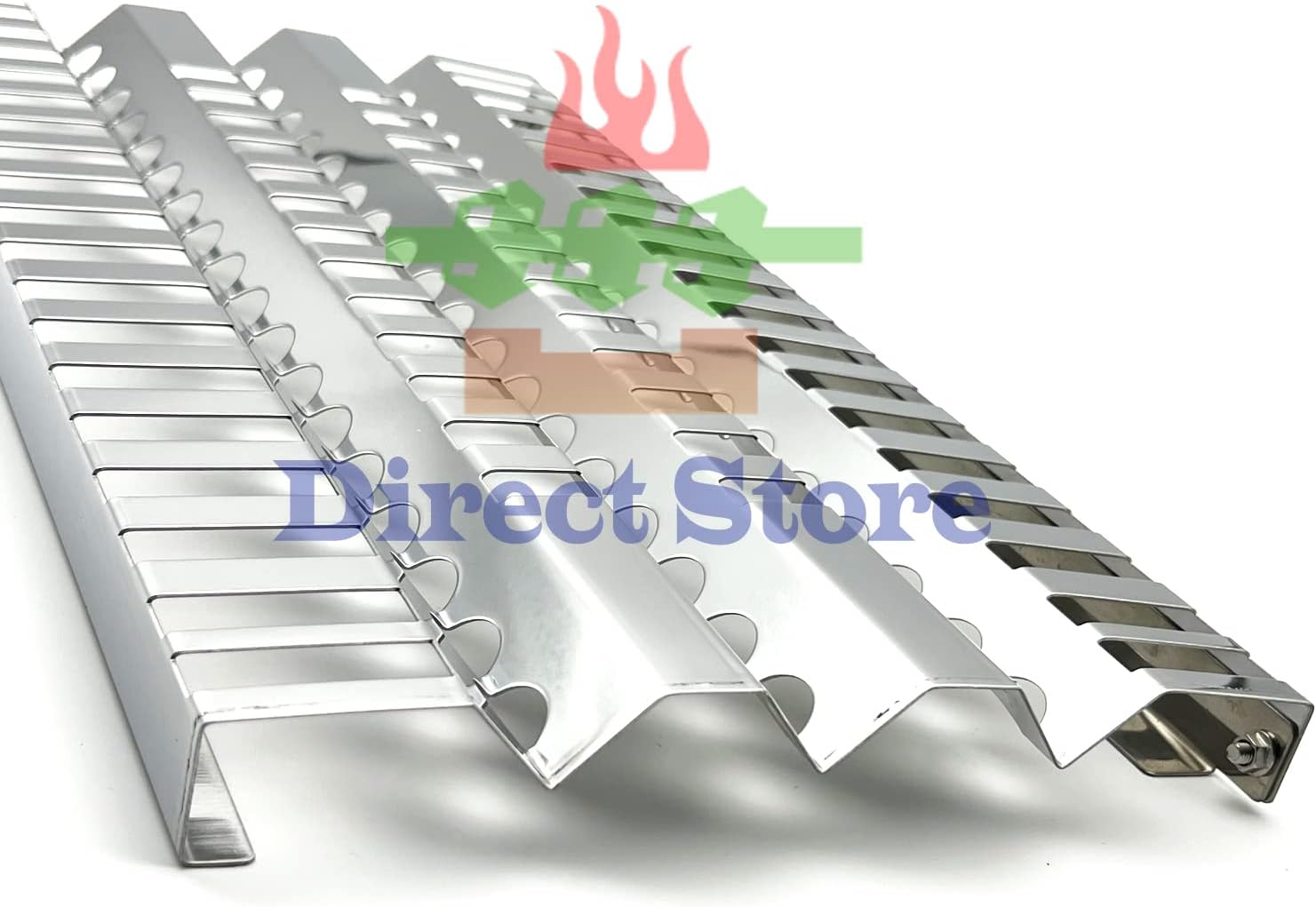Direct Store Parts DP111 (3-Pack) Stainless Steel Heat Plates Replacement for DCS BGB30-BQR and Other Gas Grills (3)