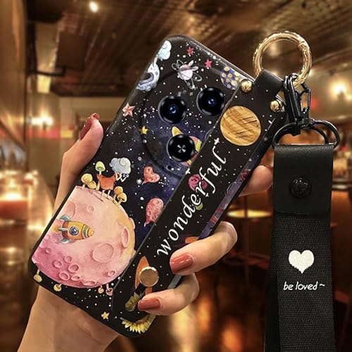 Phone Case Compatible with Oukitel C5 2025, Cartoon Lanyard Anti-knock Cute Design Waterproof Back Cover cell phone cover Protec