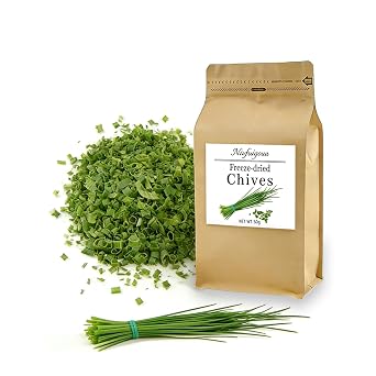 Freeze Dried Chives - Chopped Chive Seasoning, Substitute for Fresh Chives, Non-GMO, Gluten-Free