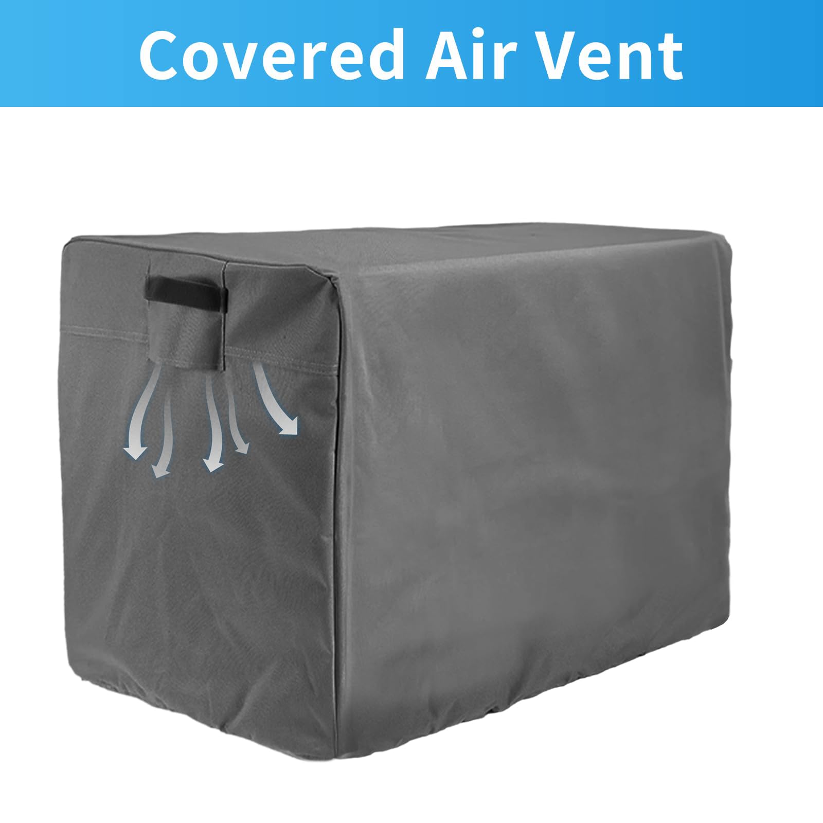Ramoy - Cubiertas para generadores de exterior, impermeables, protección UV, resistente, 600D, Oxford, universal para Wen 56310ic, Wen 3800 y Predator 3500 (24 x 18 x 20 pulgadas)