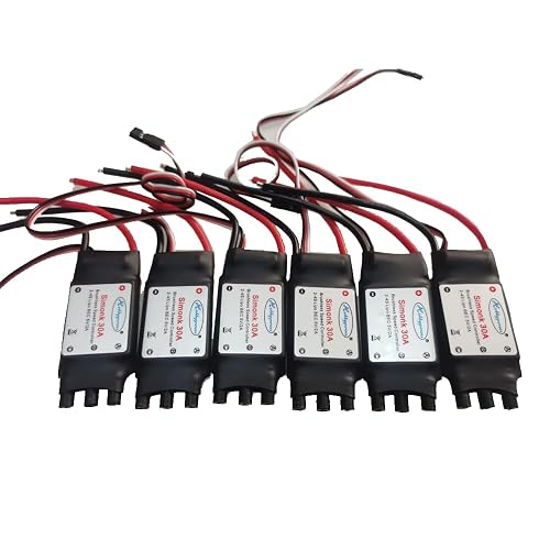 Hobbypower Rcmodelpart SimonK 30A ESC Controlador de velocidad sin escobillas BEC 2A para Hexacopter F550…